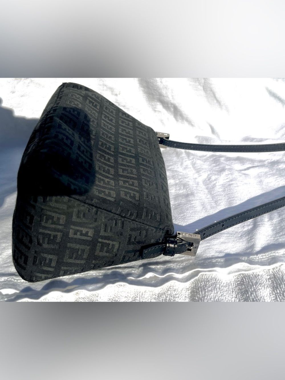 Authentic Vintage Black Fendi Baguette - Picture 6 of 16